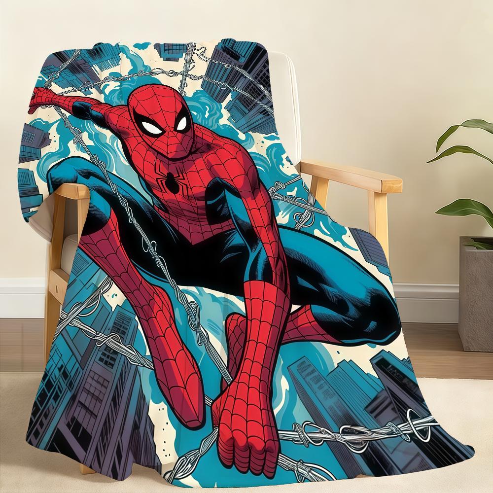 Classic S-Spider-Man Blanket Soft Throw Blanket for Home Bedroom Bed Sofa Picnic Travel Office Rest Cover Blanket Gift