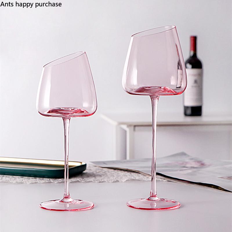 Abgeschrägtes Kristallglas, Weinglas, Rotweingläser, Sektglas, Kelch, Cocktailglas, Glasbecher, Trinkgläser, Trinkgeschirr