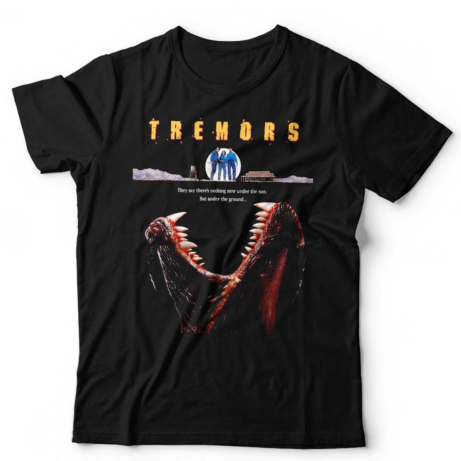 Tremors T-Shirt Movie Poster Unisex 90s Horror Retro Vintage Classic 3XL