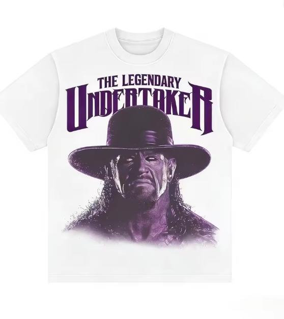 The Undertaker Tomb Cotton Unisexs Shirt Oversized Portrait Graphics Shirts 2026 New Summer Unisexs Y2k Hot Sale ONeck Tshirt