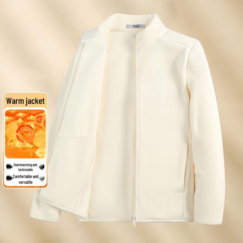 SNOWFLYING Men s Casual Fleece Zipper Jacket XL