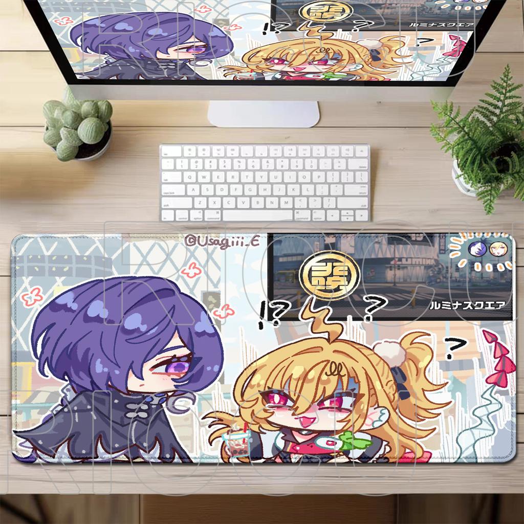 Tapis de Souris XXL Impression HD Set de Table Zenless Zone Zero ZZZ Promeia Accessoires PC kawaii Fille Anime Tapis de Souris Bureau Tapis de Bureau