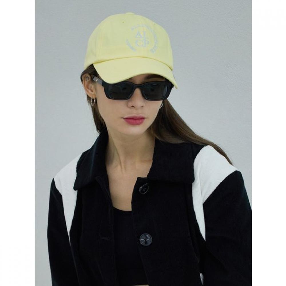 Allincomplete Round Logo Ballcap  Lemon