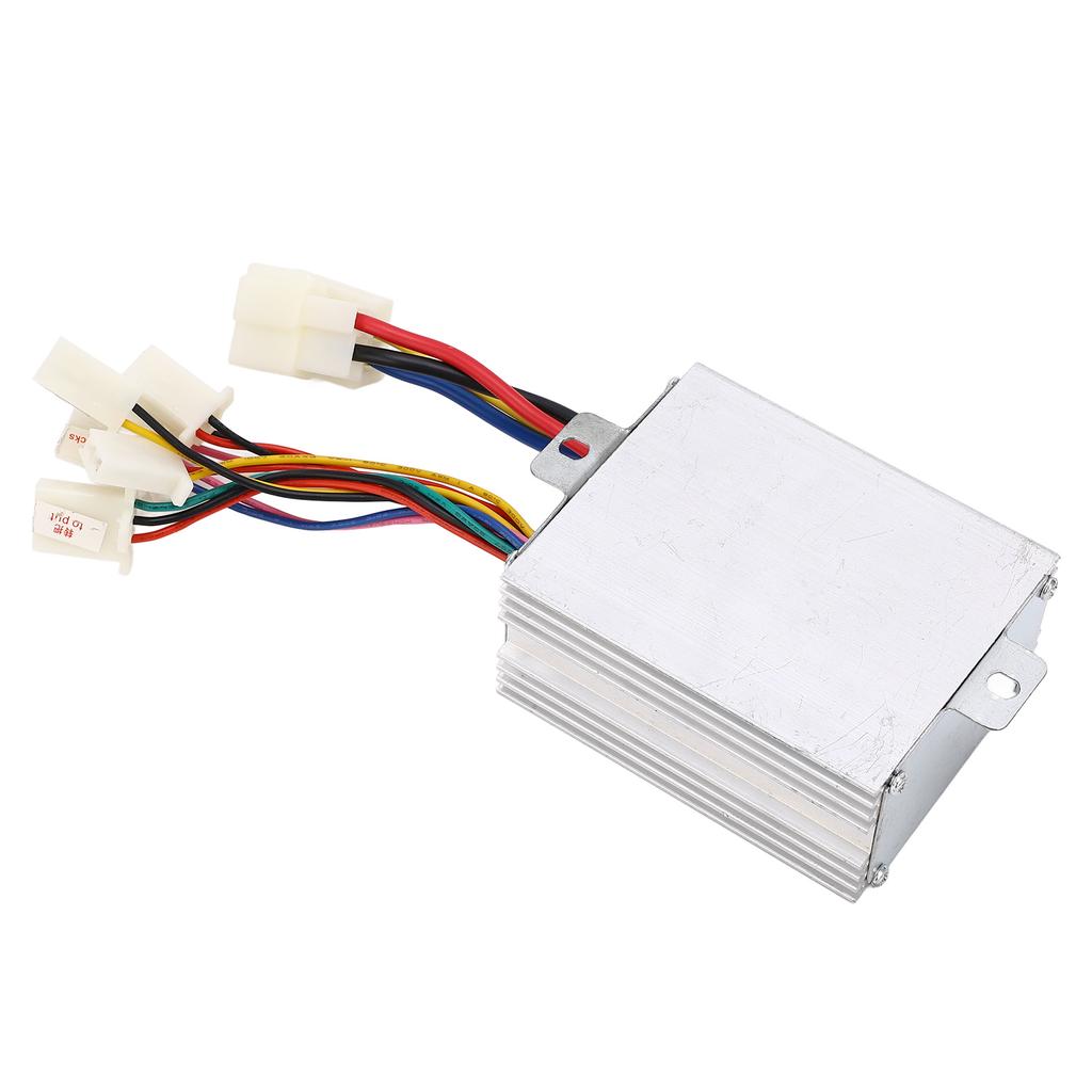 36V 500W Brushed Controller Aluminum Alloy Brush Speed Motor Controller for Electric Bikes Tricycles Motorcycles