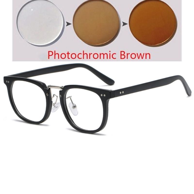 Leopard Frame Square Optical Spectacles With Prescritpion Women Men Student Short-Sight Eyewear Diopter 0 -0.5 -0.75 To -6.0
