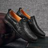 Lightweight Soft Leather Shoes Business Casual Men's Shoes Large Size Fashion Youth Driving Shoes
