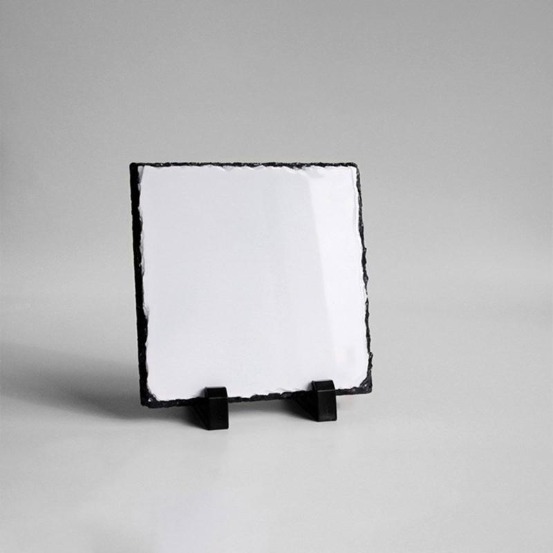Sublimations Blank Rock Photo Slates for Diy Photo Print Small Wood Picture Frames Stone Photo Frames for Home Decoration