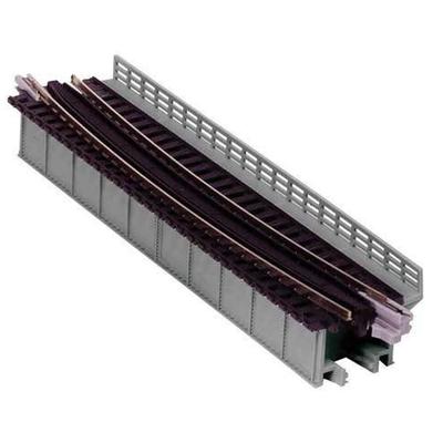 KATO מידה N גשר קורות דק מסילה יחידה מעוקל ברזל R448-15° אפור 20-467 אספקת דגמי רכבת