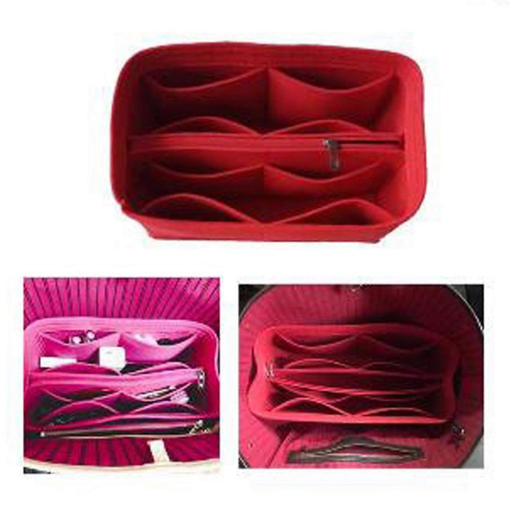 Women 3 Sizes Travel Organizer Handbag Felt Bag Tote Liner Purse Pouch Insert