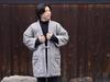 Tayutaf Hanten Plus Made in Flying Gray and Men's (Hanten), Size, Japan, Winter, Kurume, Stylish, Cotton-Filled Hanten, Gentleman's, Stylish,