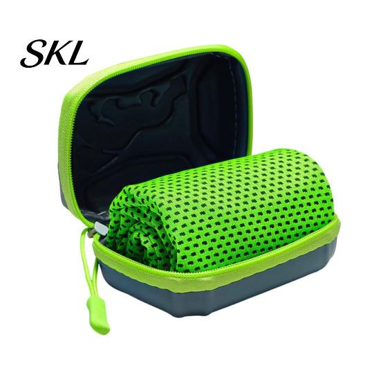 Fitness Cooling Cloth 1/5Pcs Towel with Carrying Case, Quick Dry Absorbent Ice for Quick-dry Workout Neck & Face, Breathable Chilly Sports, Gym, Yoga,
