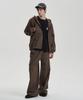Jenyujeu Jet-Up Double Pocket Pants - Brown