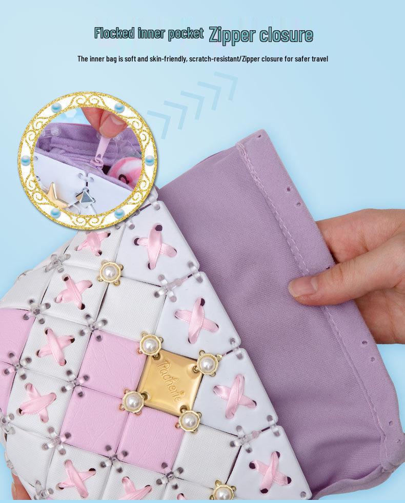 Japan Pacherie DIY Patchwork Bag for Girls Aged 5-10 - Handmade Toy