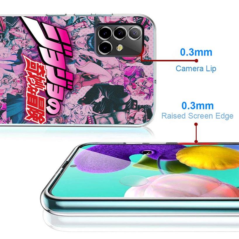 Anime JoJo Bizarre Adventure Case Phone Cover for Samsung Galaxy A17 A16 A15 A14 A13 A56 A55 A54 A53 A36 A35 A34 A33 A26 A25 A24