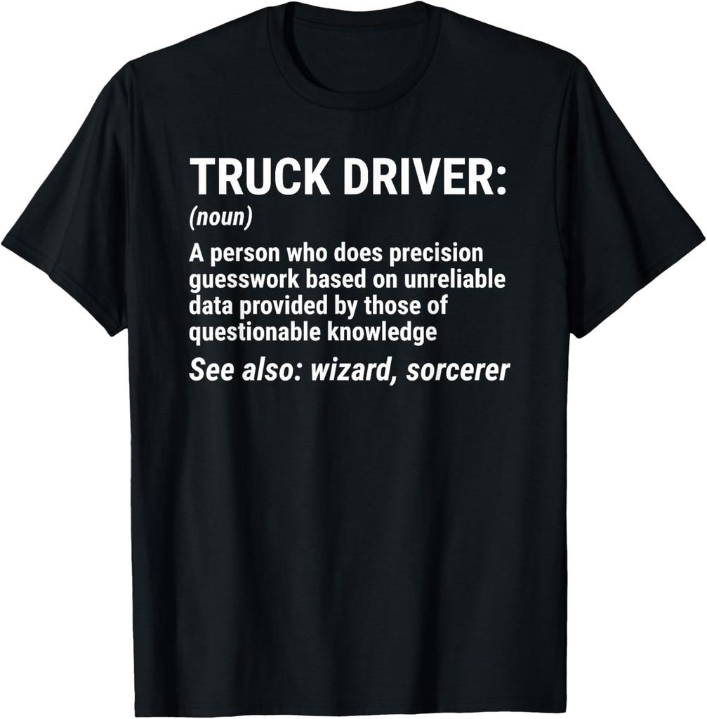 NEW LIMITED Truck Driver Definition Funny Trucker T-Shirt