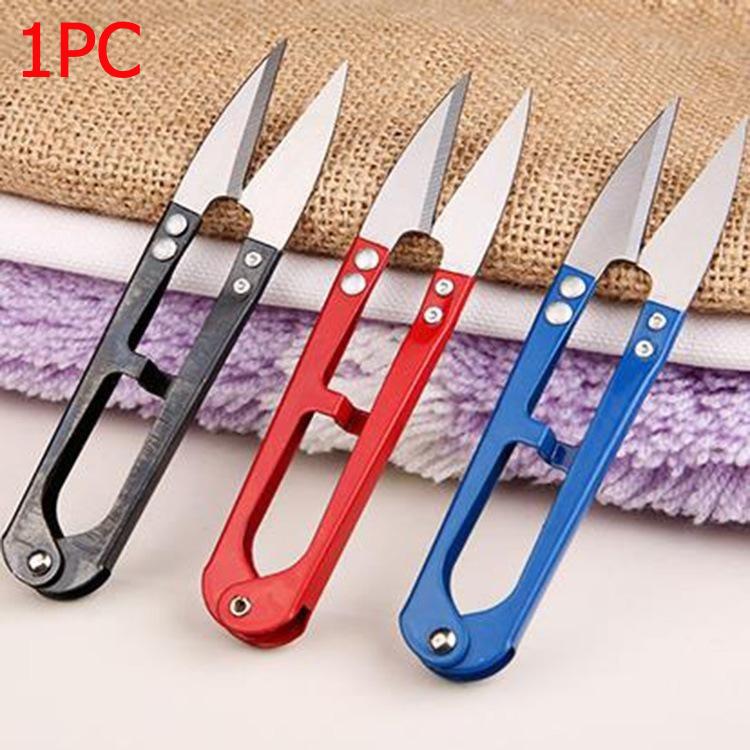 Portable Craft Scissors with Cover for Sewing, Thread Cutting, Tailoring, Fishing Line, and Cross Stitch