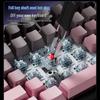 Three-Mode Wireless Mechanical Keyboard - GK75 Hot-Swappable, E-sports Gaming, Blue/Red Switch