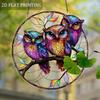 1pcs colorful owl pendant, suitable for home, living room, and bedroom decoration. It is a perfect gift for animal lovers,