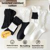 Women's Boneless Bubble Socks, Princess Wind Tube Socks, Spring and Autumn High Tube Versatile Pile Socks