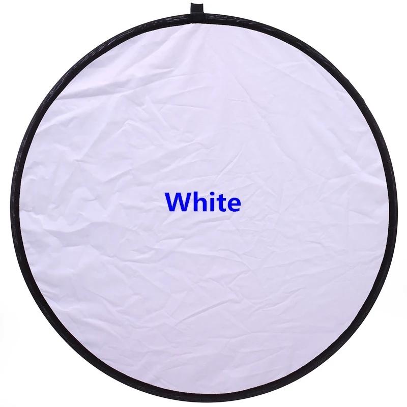 60x60cm 5 In 1 Multi Disc Photography Studio Photo Oval Collapsible Light Reflector Handhold Portable Photo Disc