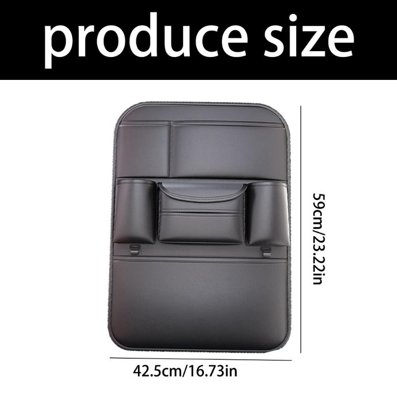 Backseat Storage Pocket Car Seat Back Organizer Multifunctional Storage Bag Wear Resistant Auto Back Pocket for Car SUV