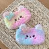 Colorful Pencil Case Plush Pencil Cases For Girls Trousse Cute Bow Kalemlik School Supplies Pencil Pouch