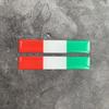 Tricolor Nation National Stickers Waterproof Decals For Vehicles Bikes Outdoor Gear