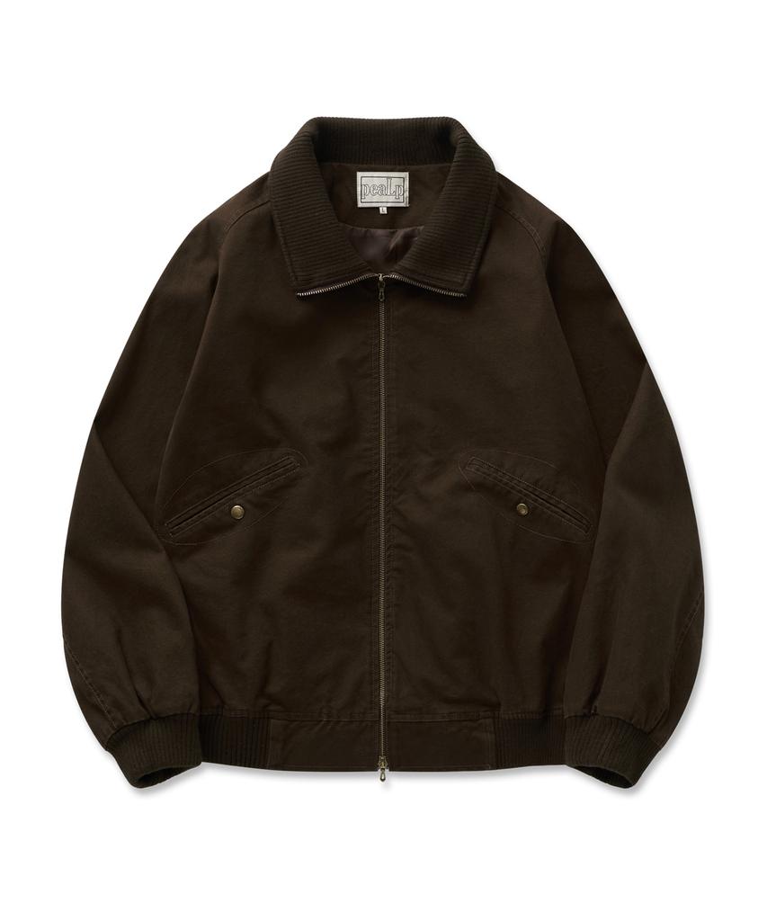 Pealp Washed Cotton Tanker Jacket 13(Brown)