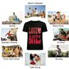 Retro Love Heart LOVE BITES Print Casual Couple Crew Neck Tee Pure Cotton T-shirt