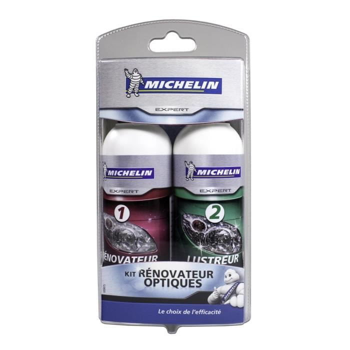 Kit EXPERT rénovation optiques de phares - MICHELIN - spécial contrôle technique - Simple et rapide