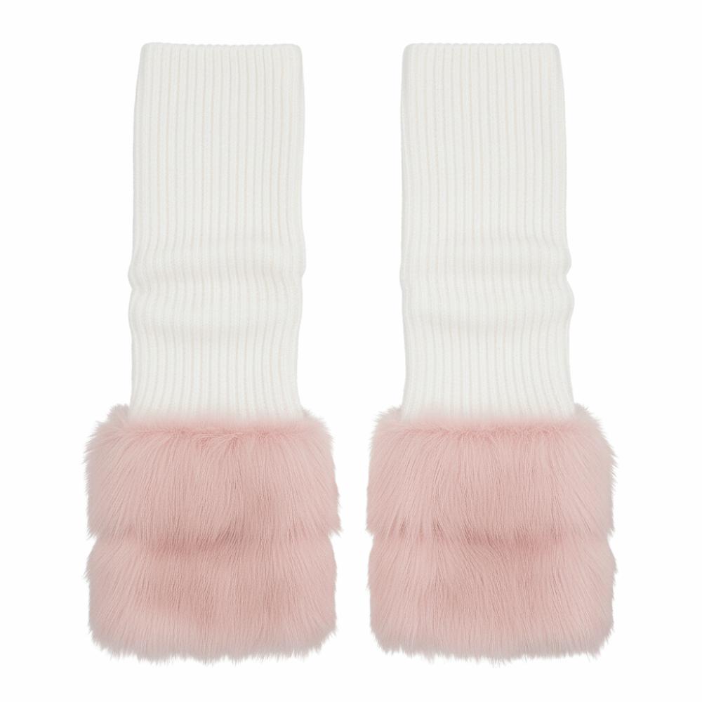 Foot Cover Winter Leg Warmers Y2K Plush Leg Coverings Soft Long Stockings  Accessories