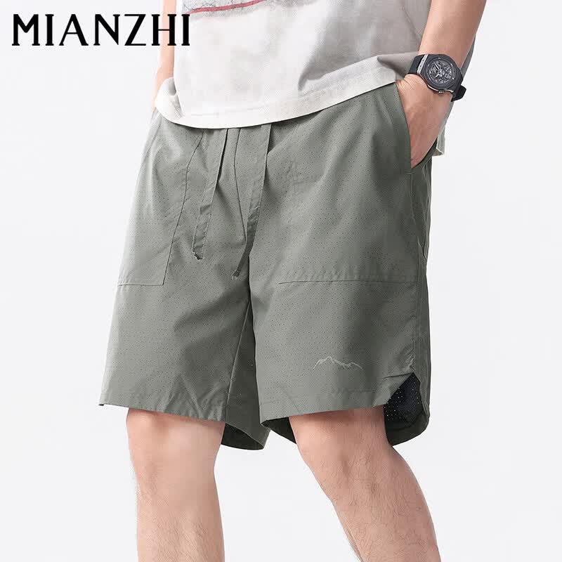 Men s Ice Silk Breathable Quick-Dry Sports Shorts XL