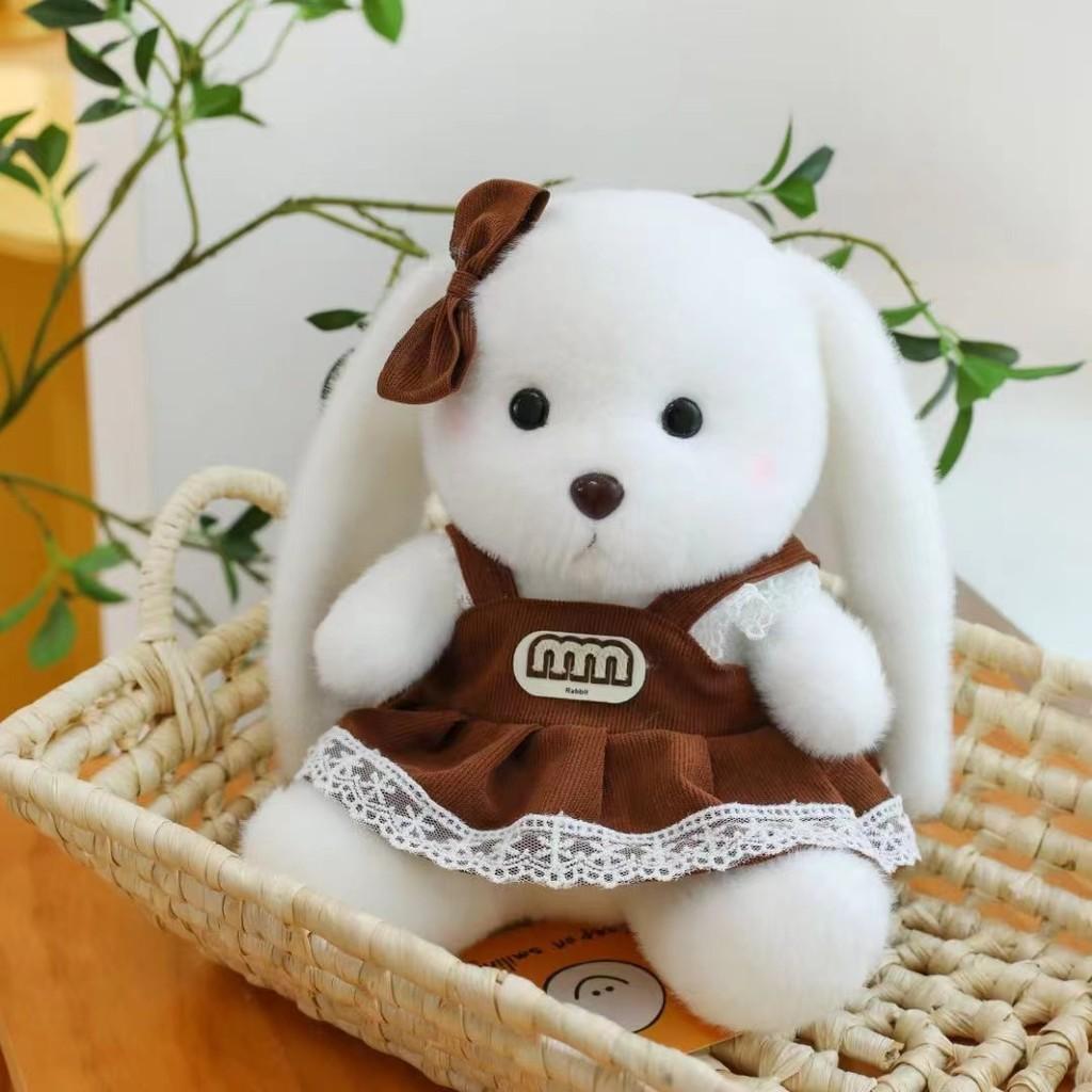 Dress Rabbit Wear Plush Toy Cartoon Stuffed Animal Doll Kids Gifts Birthday