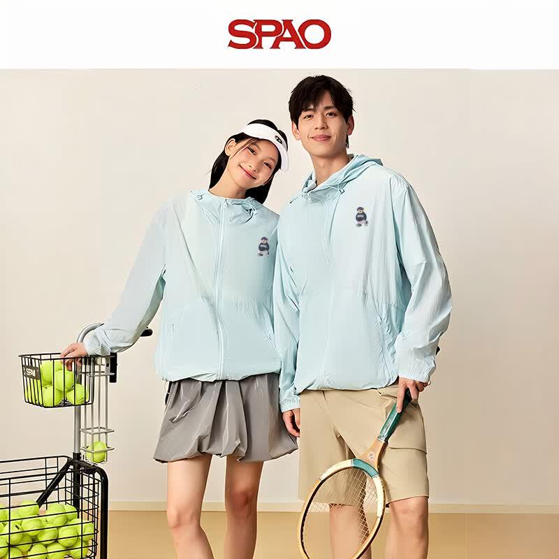 SPAO Unisex Cooling Sun Protection Jacket 2XL небесно-голубой
