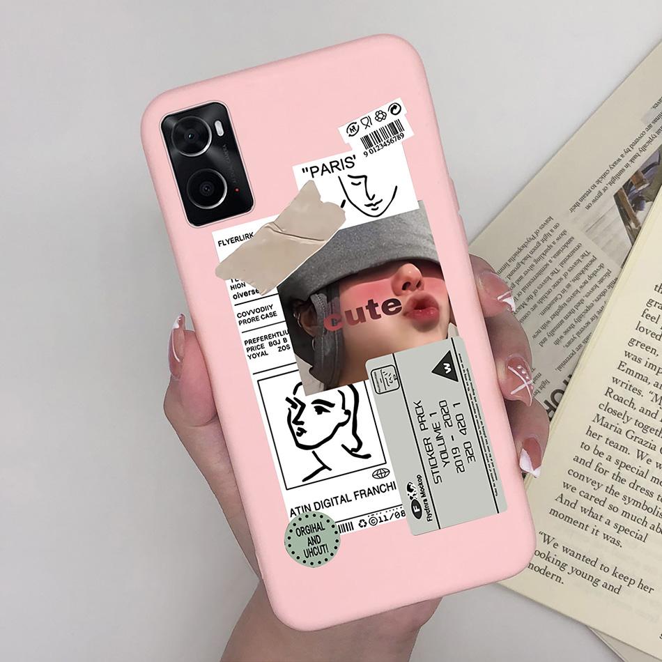 Phone Case For Oppo A96 A97 Cat Monster Soft Matte Silicone Anti Drop Back Cover For Oppo A 96 97 OppoA96 Bumper Funda Coque Bag