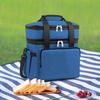 Double Layers Hand-Held Cooler Box Large Capacity Portable Storage Bag Waterproof Travel Picnic Camping Bag