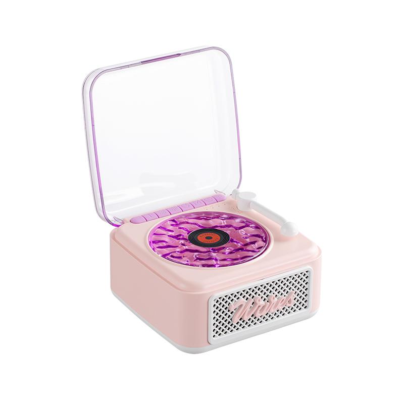 White Noise Bluetooth Speaker Mini Retro Portable Vintage Sleep Aid Bluetooth Speaker wireless stereo ambient light subwoofer