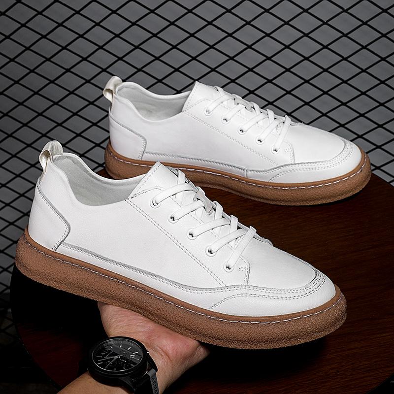 

Outdoor Loafers Resistant Mens Casual Shoes for work office shoes men fashi breathable autumn sneakers 46 білий