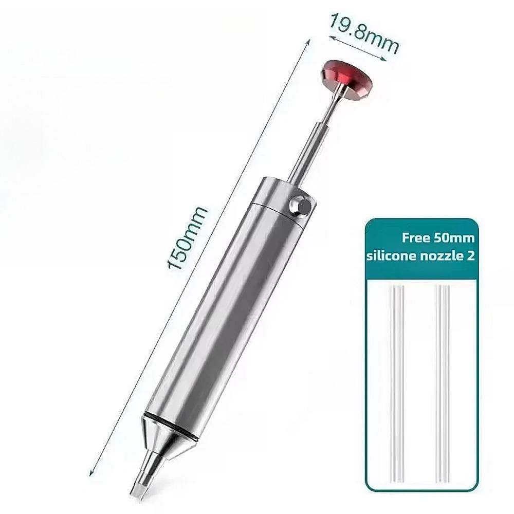 Aluminum Desoldering Pump Suction Tin Gun Soldering Sucker Pen Powerful Vacuum Iron Welding Repair Tool for Electronic Component