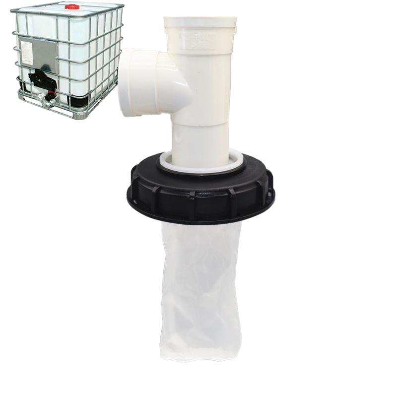 IBC Ton Barrel Plastic Lid with Filter Screen, 163mm/245mm, DN150
