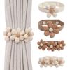 2PCS Flower Shape Curtain Buckle Curtain Holder Curtain Clip Flowers Curtain Tieback Home Decor