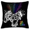 Colorful Game Controller Pillowcases For Gamers Delight Sofa And Chair Cushion Covers Home Bedroom Room Decoration(No Core) 1Pc