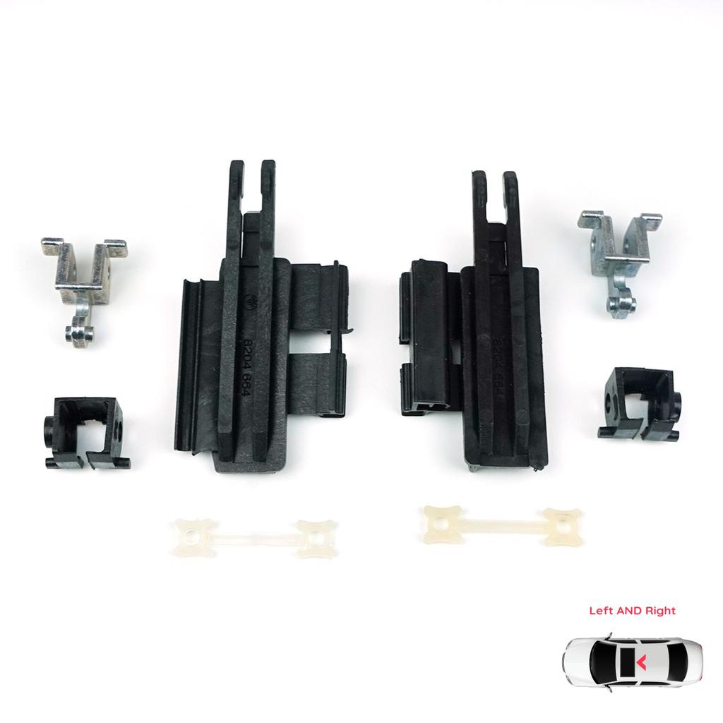 BSR535+BSR536 8 Delar Taklucka Glidskena Vänster Höger Reparationssats för BMW 5-serien E39 1996-2003 4/5 Dörrar X5 E53 2000-2006 811694522 811694523