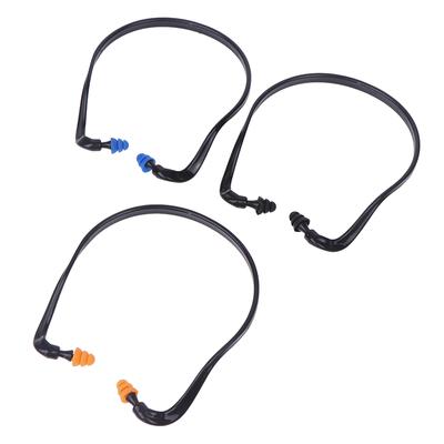 1Pc Sleeping Working Noise Reduction Ear Plugs Soft Silicone Head-Mounted Earplugs Protector Anti-Noise Earmuff