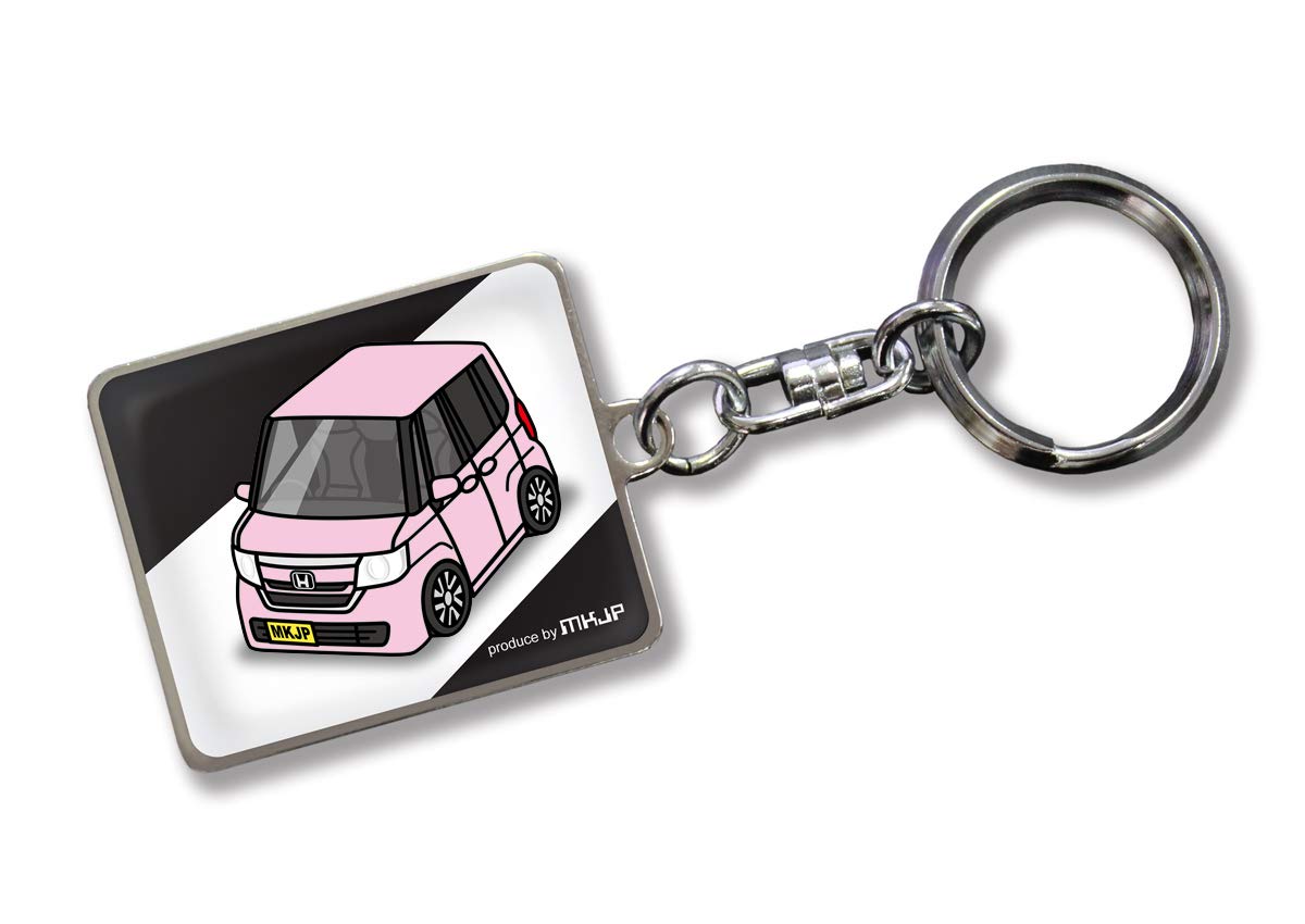 

MKJP Custom Keychain Honda JF3 Black Car Pink N-BOX Base Color розовый
