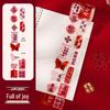Mini Double Happiness Wedding Stickers - Self-Adhesive Red Seals for Envelopes and Egg Decorations