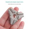 Bike Spoke Nipple Wrench Cycling Wheel Adjuster Spanner Repair Service Triangular Tool Ergonomic Triangular Grip
