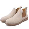 Herbst und Winter große Größe Samt Chelsea Boots Anti-Samtleder Britische Casual Boots mittelhoher Schaft Martin Boots Retro Worker Boots