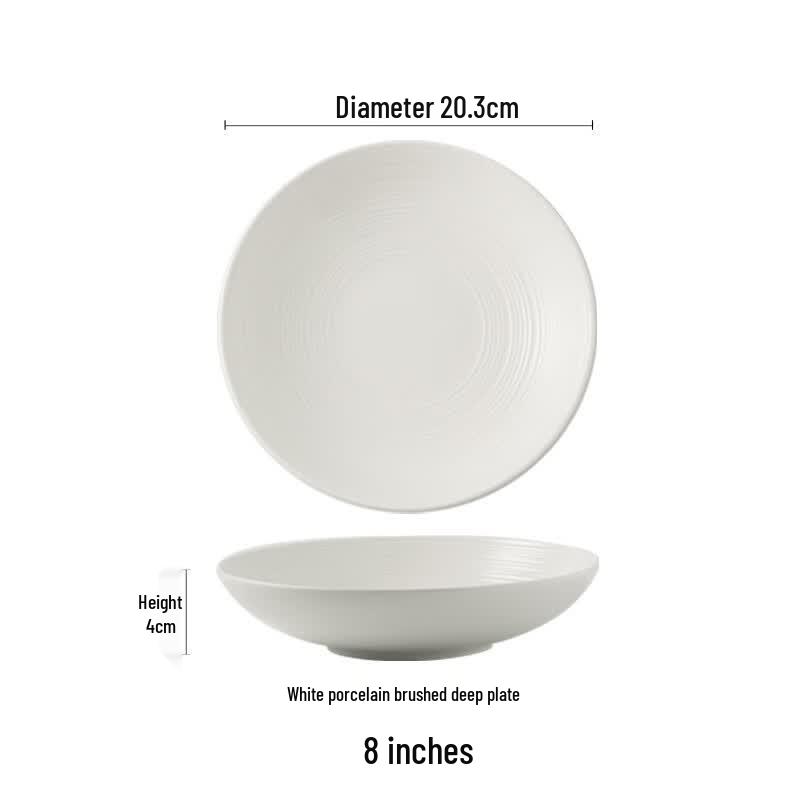Di Rui En Nordic Ceramic Deep Serving Plate