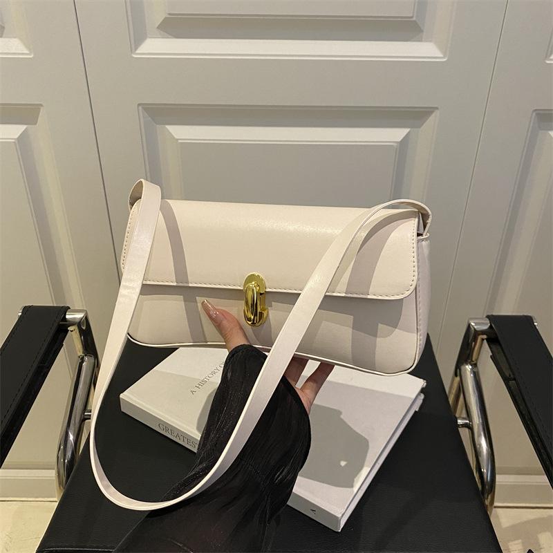 Nowa spersonalizowana modna zamykana modna retro pod pachę na jedno ramię przenośna pod pachę damska mała kwadratowa torebka